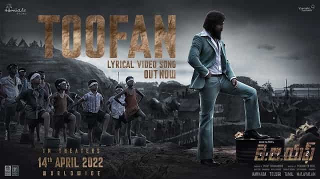 Toofan Lyrics - KGF Chapter 2 (Telugu)