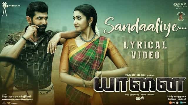 Sandaaliye Lyrics - Yaanai | Velmurugan