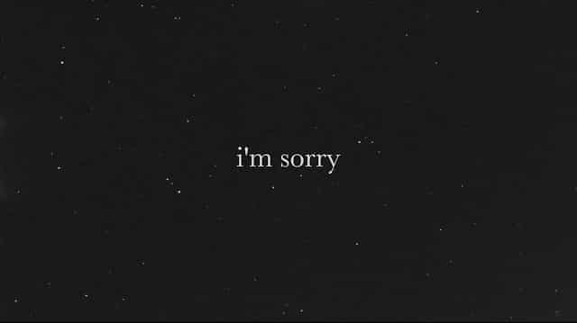 I’m sorry Lyrics - Joshua Bassett