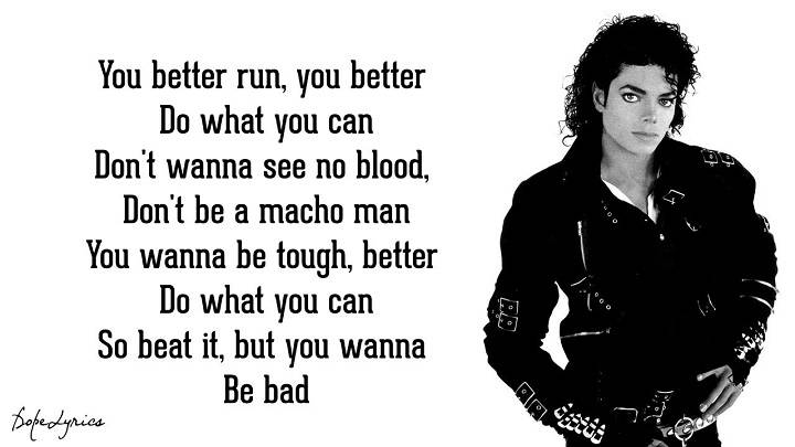 Full Lyrics Of Michael Jackson Bad Song Full Lyrics Of Michael Jackson Bad Song