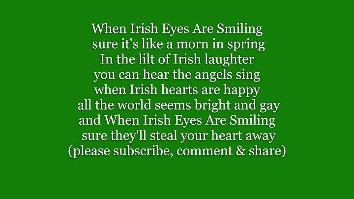 “The Meaning of ‘When Irish Eyes Are Smiling’ Lyrics” "The Meaning of 'When Irish Eyes Are Smiling' Lyrics"