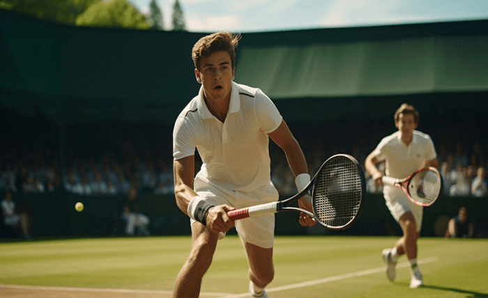 Tennis Gaming and attempts to guess the total by game Tennis Gaming and attempts to guess the total by game