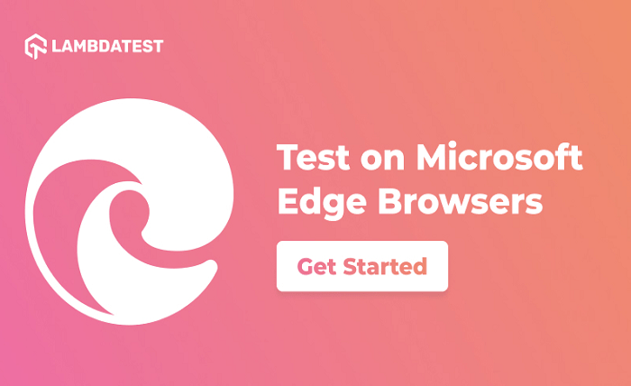 Microsoft Edge Online: Advanced Testing Techniques Microsoft Edge Online: Advanced Testing Techniques