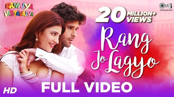 Rang Jo Lagyo Lyrics With Video – Ramaiya Vastavaiya | 2013 Song Rang Jo Lagyo Lyrics With Video - Ramaiya Vastavaiya | 2013 Song