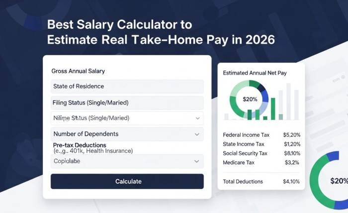 Salary Calculator: Instantly Estimate Your Real Take-Home Pay in 2026 Salary Calculator: Instantly Estimate Your Real Take-Home Pay in 2026